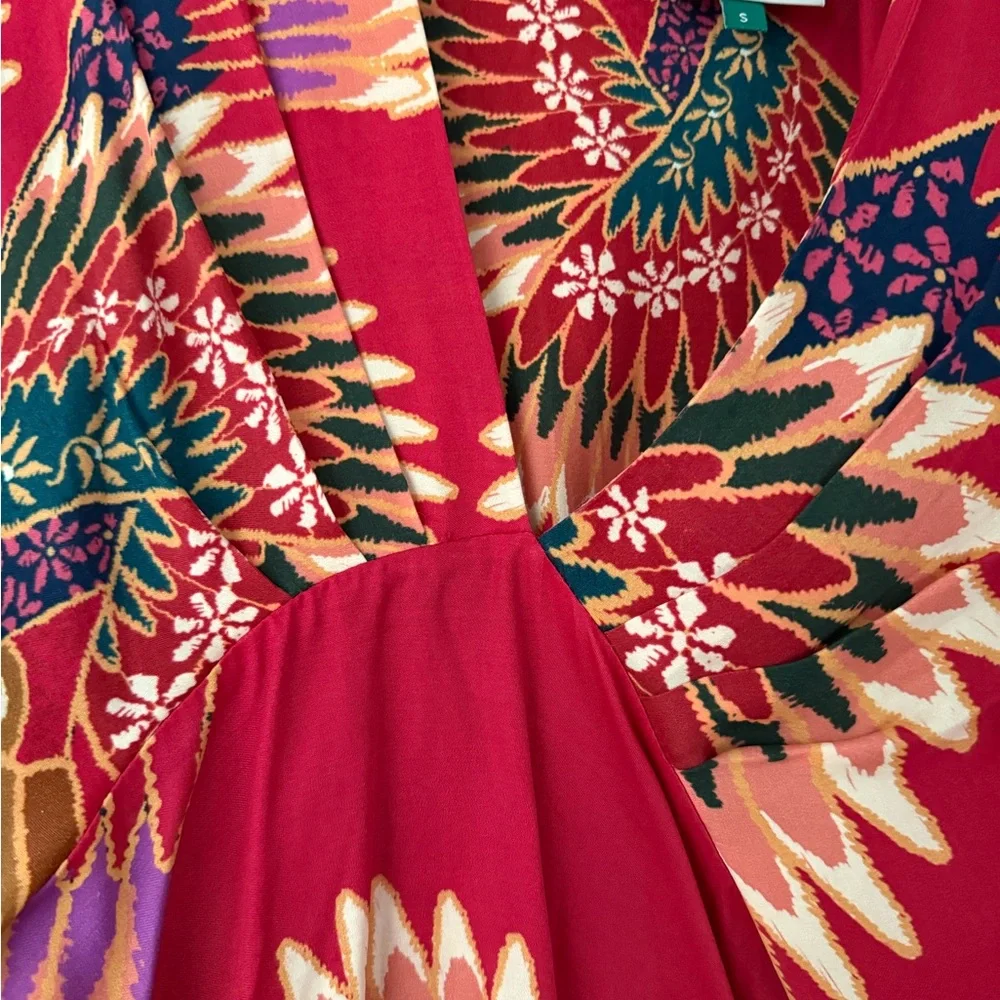 Farm Rio Red Blouse - Picture 3 of 8